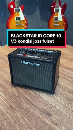 Blackstar Id Core 10 V3 Net Rp. 1.850.000,- *Diluar Ongkir Borrr, si famfam mau nawarin gitar Amplifier blackstar Id Core 10 V3. ini nih ampli kecil yang overlkill, semua efeknya lengkap dan tentunya bisa kamu edit sesuka hati melalu pc ataupun langsung di hardware. Fitur lengkap yak, dari clean sampe ke metal2an, delay reverb dan modulation, Aux in, headphone out. Kondisi mulus like new paha janday. pokoknya tinggal pake dah borr, ya kali ga beli bor. Kelengkapan : Unit Only #blackstaramp #blac
