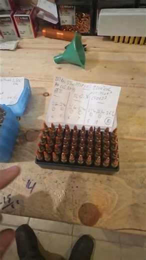 Many Many reloads to test this cold winter weekend! 6.5creed, .243 win, and .223 rem. #christisking