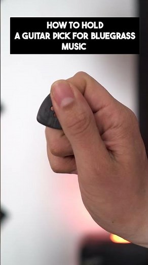 How to Hold a Guitar Pick for Bluegrass Music