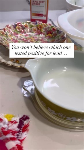 I was always curious about some vintage dinnerwares I thrifted and many of you also warned me about it. I finally had t | Amy Thrifting
