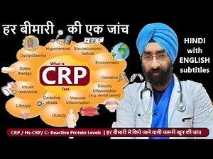 what is CRP Test - हर बीमारी का जरूरी टेस्ट - C Reactive Protein Explained | HsCRP | Dr.Education