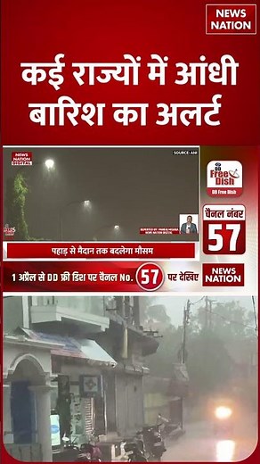 Weather Forecast: IMD का Major Update Issue , 9 States में Storms, Rain, and Strong Winds का Alert!