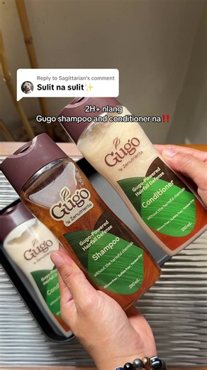 Gugo shampoo and conditioner for hair growth — 2H results