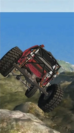 INSANE Rock Crawler Stunt in BeamNG.drive! 😱🔥 #shorts