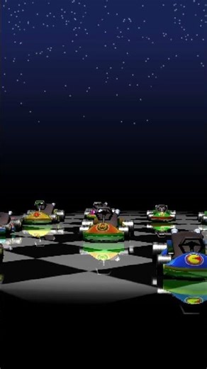 Mario Kart Arcade GP Game Over Screen With No Game Over Word