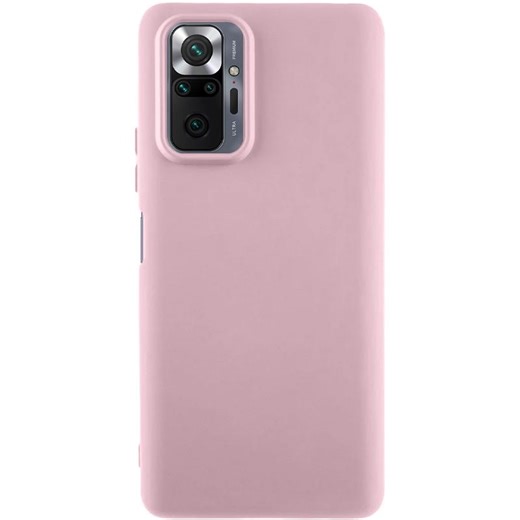 Чехол Silicone Cover Ummi Lakshmi (AA) для Xiaomi Redmi Note 10 Pro , Розовый / Pink Sand