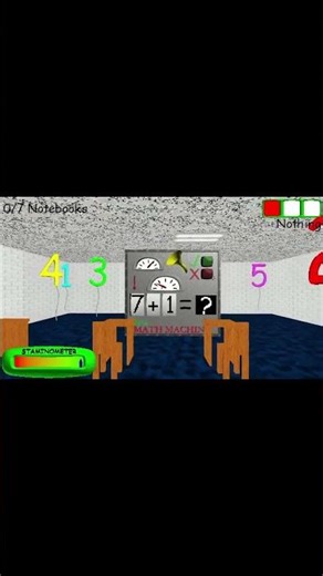 Stupid math machines! #baldisbasics #baldi #gaming #funny