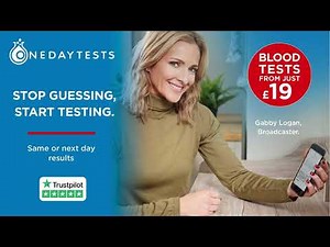 Stop Guessing. Start Testing. Blood Tests from £19.