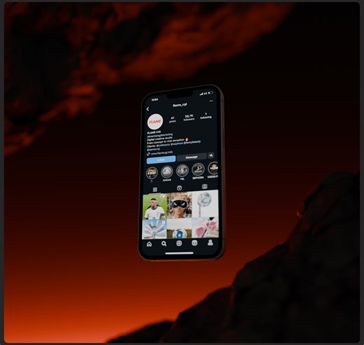 FlameCGI – portfolio site & logo