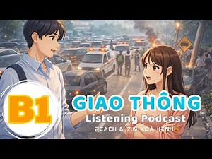 🎧 Luyện Nghe Tiếng Anh Level B1- GIAO THÔNG - | Listening English Podcast |🎯