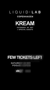 FEW TICKETS LEFT: Step into an 8-hour AV experience with KREAM special guests on 22 November in Copenhagen. | KREAM