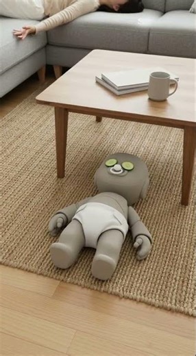 My robot's beauty routine is broken 😂#shorts