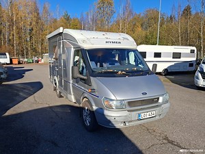 Hymer Van T 522, Ford Ford 2,0 TDCi 125hv Puoli-integroitu 14 päivän palautusoikeus - B-kortti - PARIVUODE, SUOMI-AUTO, KOUKKU, KETJUKONE 2006 - Matkailuauto - Puoli-integroitu - Nettikaravaani