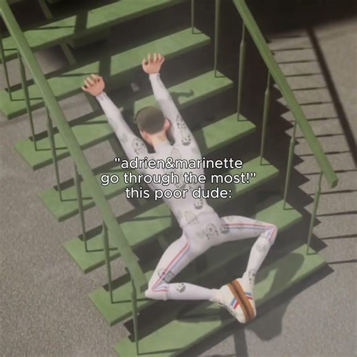 how is he still alive😭💀 #miraculous #saludamemarinette #miraculousladybug #memes