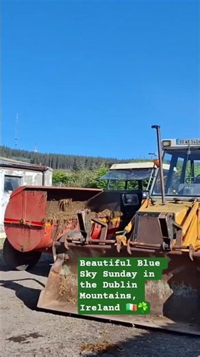 🇮🇪☘️Beautiful Blue Sky Sunday in the Dublin Mountains, IrelandSunday, 19th of April☘️🇮🇪