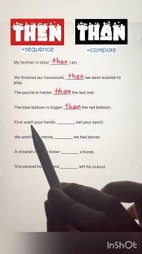 THEN vs THAN | Most Common English Mistake Explained #english