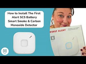 How to Install The First Alert SC5 Battery Smart Smoke & Carbon Monoxide Detector
