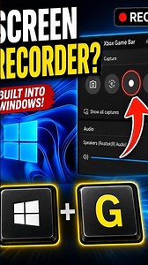 Record Your Screen Instantly! ⚡ (Windows + G Trick)