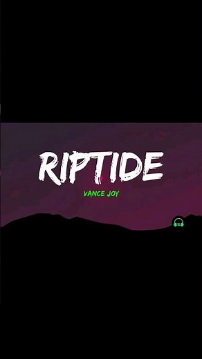 Vance Joy - Riptide (Lyrics) #vancejoy #riptide #reallyrics #lyrics