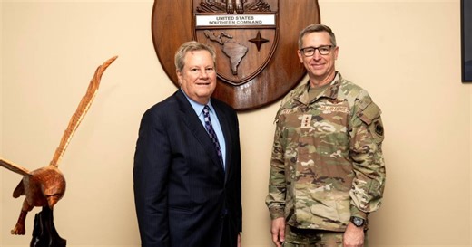 Mike Hammer meets with the new head of Southern Command to discuss the situation in Cuba