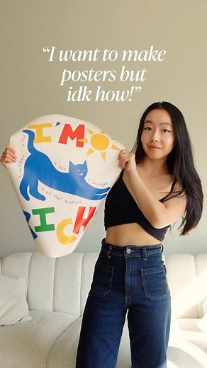 edgykatrina | brand and graphic designer on Instagram: "if you ever wanted to learn how to make a real life hang-on-the-walls physical poster (or just want more illustrator practice making something) I have the perfect tutorial for you 🤠🤠🤠 #graphicdesigntutorial #posterdesign #illustratortutorial"