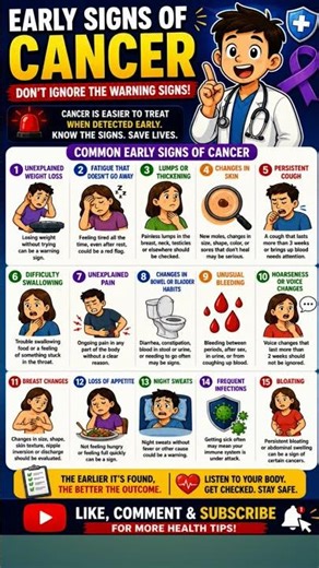 Warning Signs of Cancer Everyone Must Know!