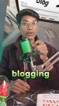 How To Start Blogging #shorts #blogging #ytshorts