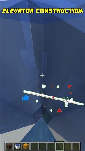 Minecraft Elevator Tutorial | Easy Elevator Build #minecraft #minecraftreels