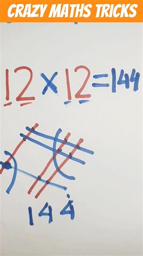 crazy Maths tricks for multiplication//multiplication tricks #mathematics #mathstricks #education