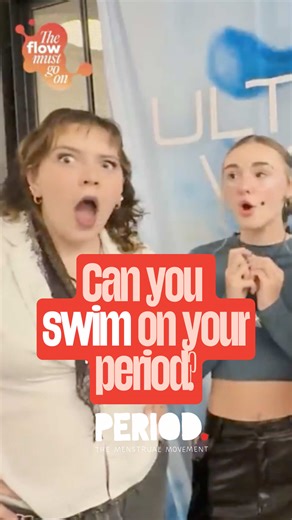 “Can you swim on your period?” Ask five people, get five different answers. But the confusion is real: 93% of teens have had their period negatively affect sports or extracurriculars. Basically everyone. And when something affects basically everyone, access shouldn’t depend on luck, silence, or who can afford it. $60 = one student’s period products for an entire school year. Donate at http://period.org/donate 🩸