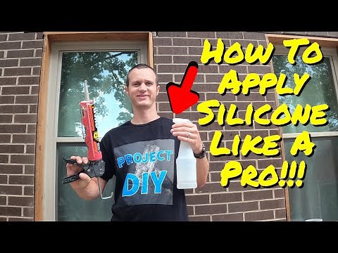 How To Apply Silicone/Caulk---Professional Finish, Perfect Lines, No Sticky Mess!!!