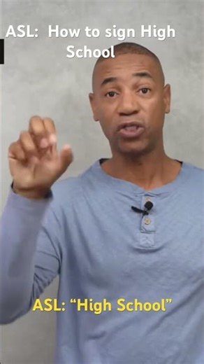 How to sign “High School”