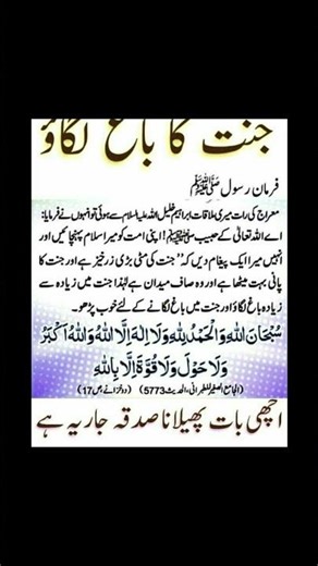 The Words That Build Jannah 🌿 | Powerful Hadith About Dhikr | Islamic Reminder#viralislamic