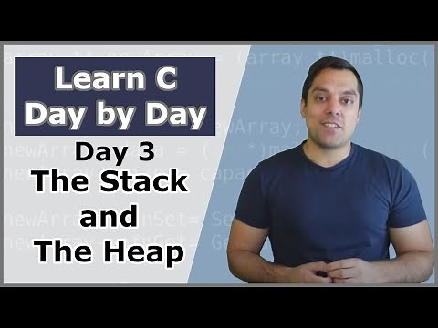 Your Third Day in C (Understanding stack and heap memory) - Crash Course in C Programming