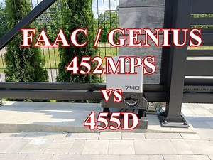 5. FAAC / GENIUS Porównanie Sterowników 452MPS i 455D.. GENIUS BRAIN JA592 ogrodzenie, brama, napęd