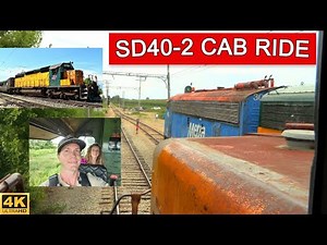 CNW 6847 SD40-2 Cab Ride