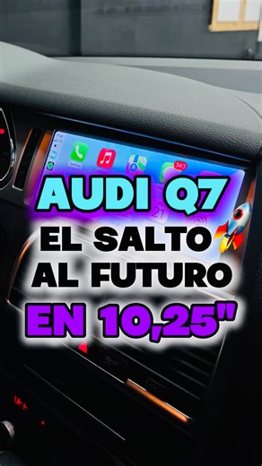 Type-Rsound | Caraudio | Multimedia | Seguridad | on Instagram: "El Audi Q7 pide respeto… y esta actualización se lo da 🔥 Le hemos quitado la pantalla antigua y le hemos montado una AUTOKIT de 10,25” con CarPlay y Android Auto inalámbrico: más rápida, más grande, más útil y sin perder ninguna función original del vehículo. Así es como un Q7 vuelve a sentirse actual, premium y al nivel que debería. ✨ Si tu Audi sigue con la pantalla de serie… estás perdiendo experiencia. 📍 En nuestro taller te 