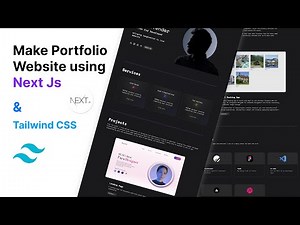 Make Portfolio Website Using Next Js and Tailwind CSS | Nextjs & React Project