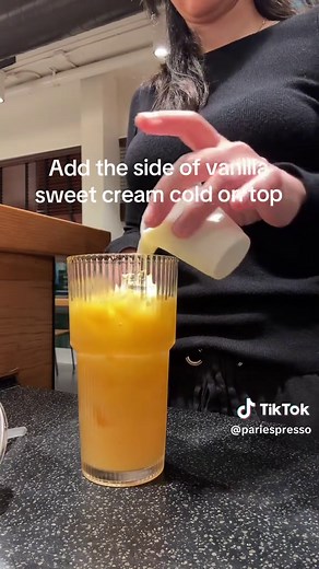 Tangerine Dream Drink Recipe at Starbucks