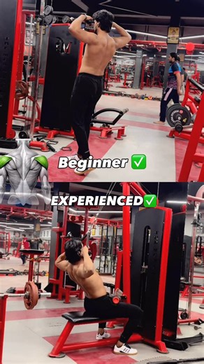 Ankush tiwari | Certified Trainer on Instagram: "Beginner vs Experienced: Mind-Muscle Connection 🧠💪 Gym Transformation • Correct Form • Muscle Building • Gym Progress • Beginner vs Pro • Rear Delt Flyes (face pully) Notice the difference in stability and control. In the beginning, we move the weight. Eventually, we learn how to let the muscle do the work. Save this for your next shoulder/back day! 📌 #RearDelts #GymTips #WorkoutRoutine #Bodybuilding #fitnesstips"