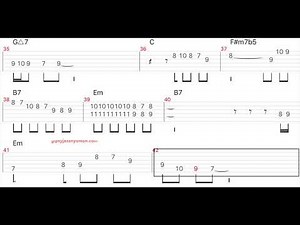 For Sephora by Stochelo Rosenberg transcription : tab 160BPM