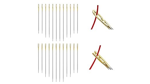 Self Threading needles - for sewing, diy needlework and embroidery