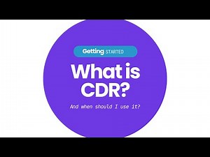 What is CDR, and when should I use it?