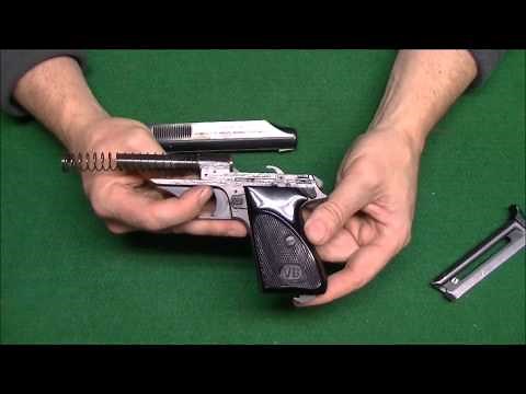 Selbstladepistole Bernardelli Mod 60 .22 lfb (LR) kleiner Einblick, zerlegen & zusammensetzen