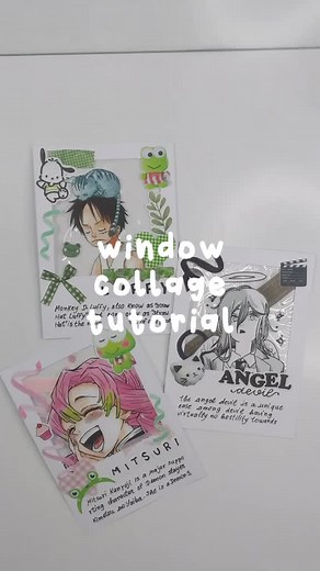 DIY Anime Window Collage Tutorial