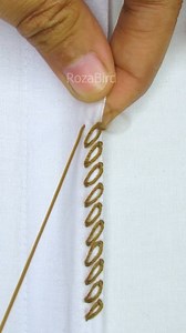 Lazy daicy stitch border lace embroidery tutorial! #reelsviralシ #shorts #borderline #viral #satisfying #fb #love #tutorial #support #handmade #fypシ #fbreels #reelsfb #cute #fbreelsvideo #reels #diy #embroidery #facebookreels | RozaBird