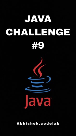Abhishek’s CodeLab on Instagram: "💻 Java Challenge #9 More conditions, more clarity, more confidence. #javamastery Guess the output and comment your answer below! 👇 📲 Check my story for the correct answer with explanation! 🔥 Save this post for daily Java challenges! ➡️ Follow @abhishek.codelab #code #coding #codinglife #engineer #engineering #programmer #coder #java #javacoding #javaquiz #javadeveloper #fullstackjava #programming #javabasics #learning #backend #javatips #softwaredevelopment 