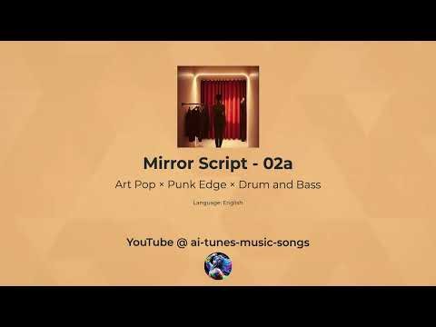 Mirror Script - 02a (Art Pop × Punk Edge × Drum and Bass) | AI Music, Song, Tune