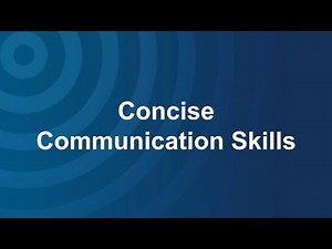 Concise Communication Skills