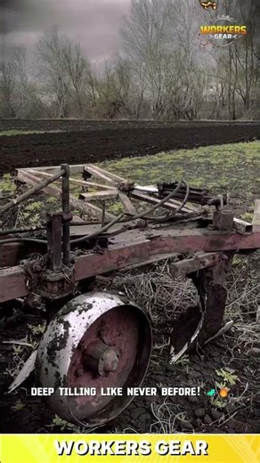 Heavy-Duty Plow Machine for Deep Soil Tilling & Land Preparation in Wet Farm Fields
